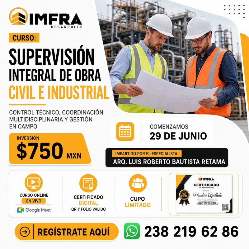 Supervisión Integral de Obra Civil e Industrial