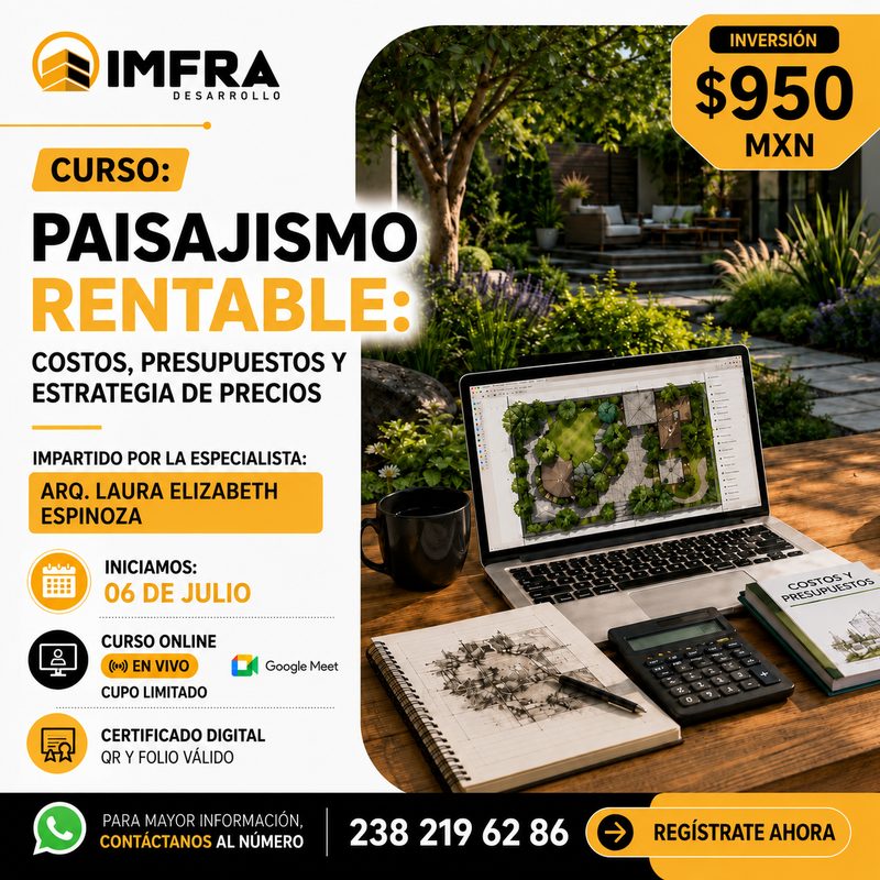 Paisajismo Rentable: Costos, Presupuestos y Precios